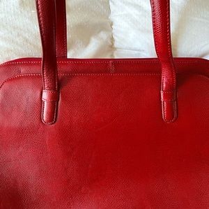 Red tote or computer bag